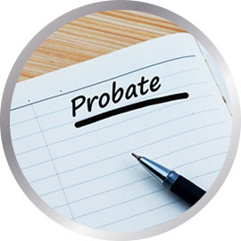 Probate written on notepad